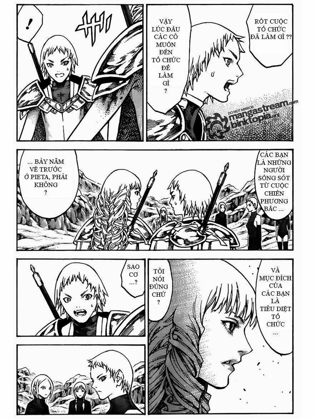 Truyện Tranh Claymore Mắt Bạc trang 4