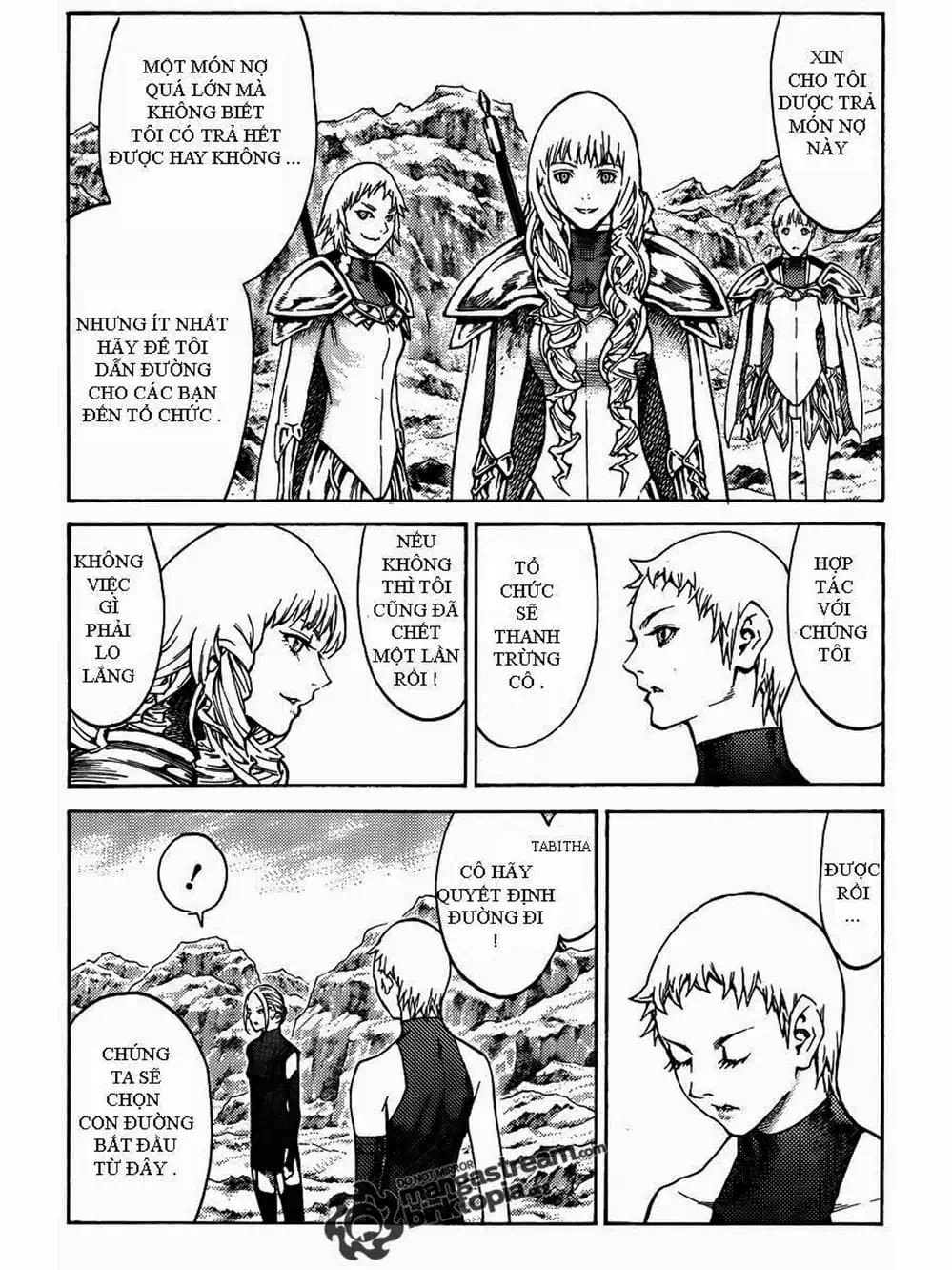 Truyện Tranh Claymore Mắt Bạc trang 4