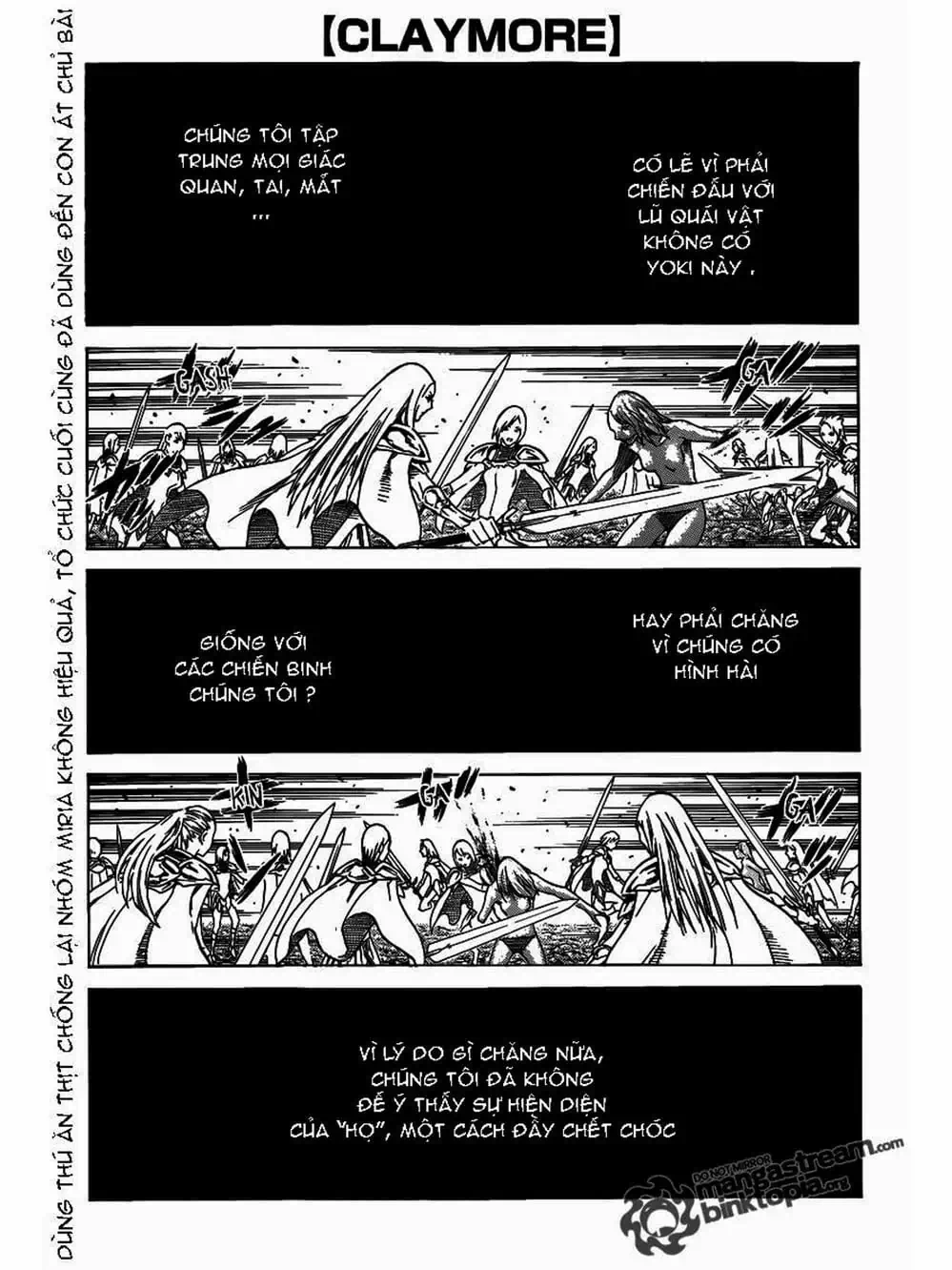 Truyện Tranh Claymore Mắt Bạc trang 4