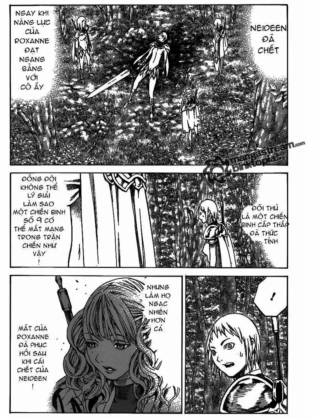 Truyện Tranh Claymore Mắt Bạc trang 4