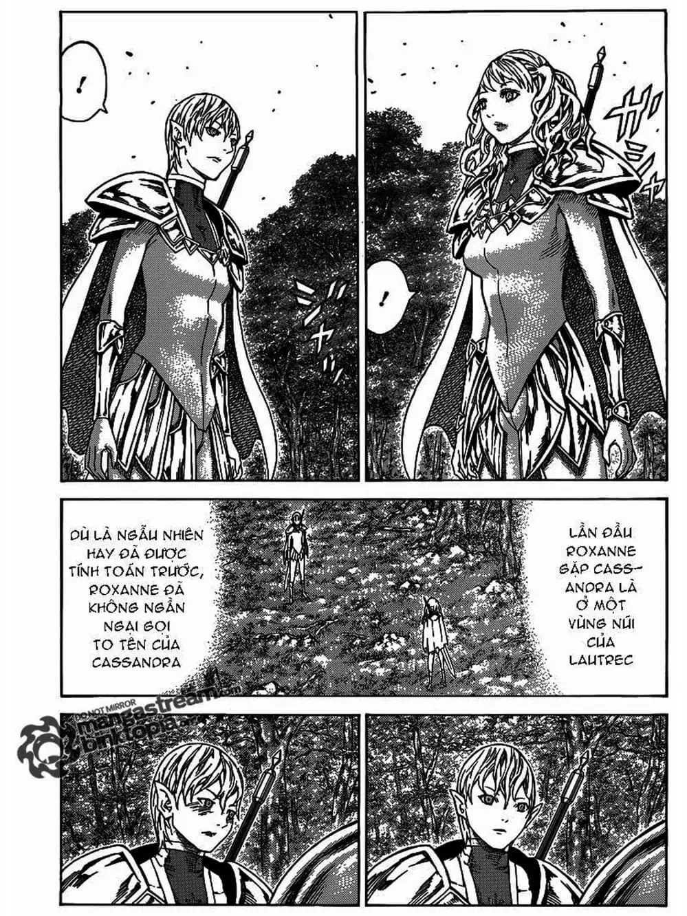 Truyện Tranh Claymore Mắt Bạc trang 4