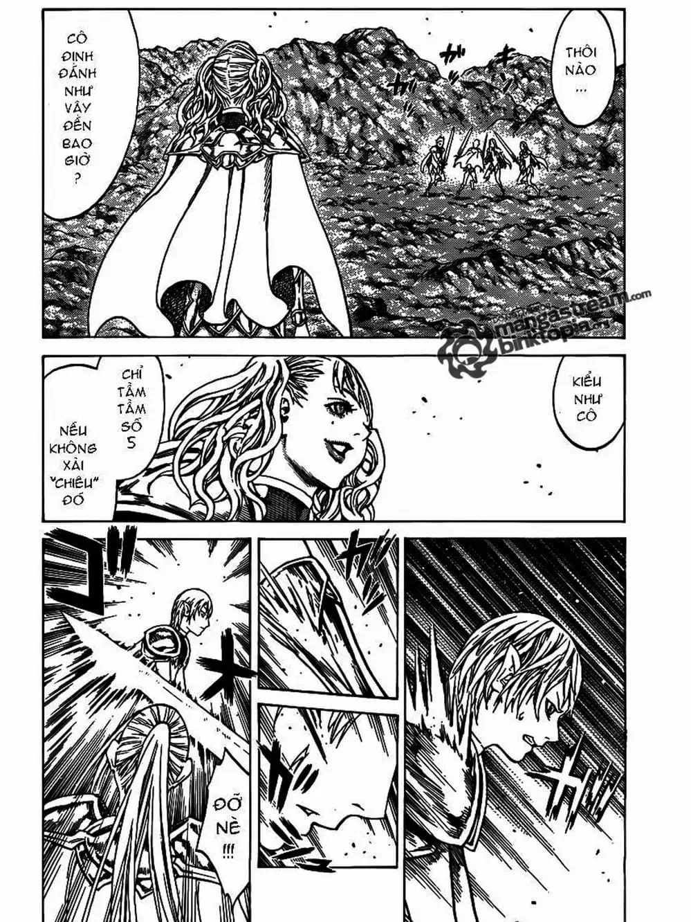 Truyện Tranh Claymore Mắt Bạc trang 4