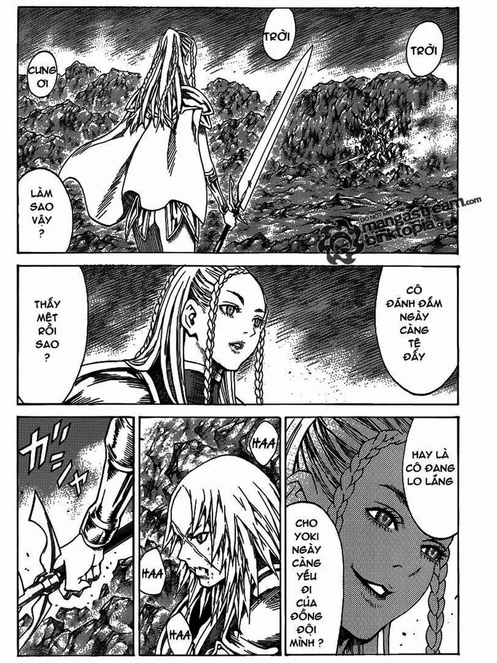Truyện Tranh Claymore Mắt Bạc trang 4
