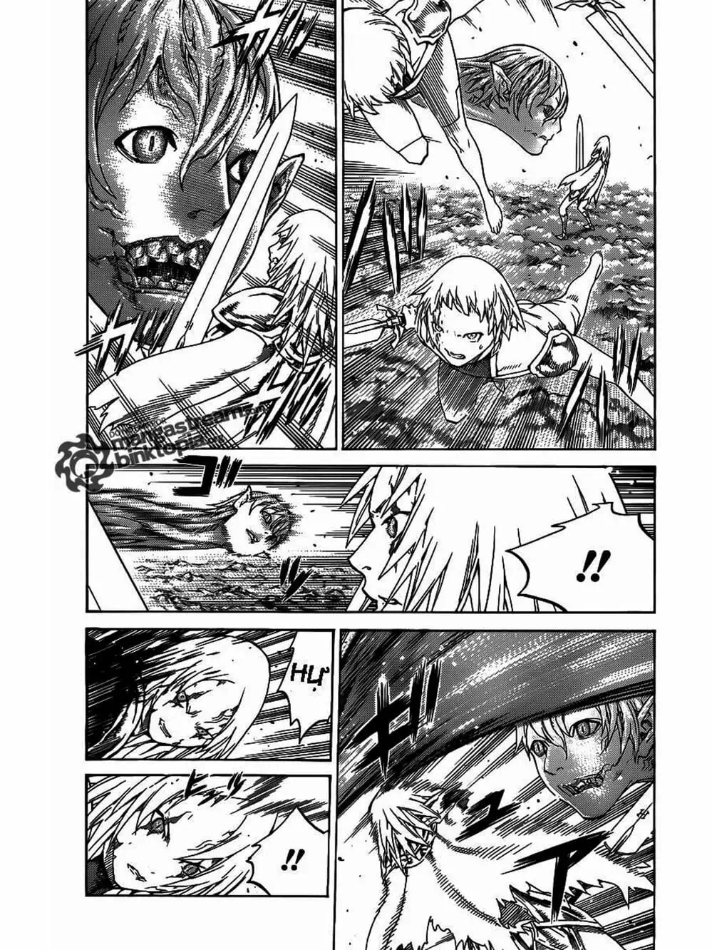 Truyện Tranh Claymore Mắt Bạc trang 4