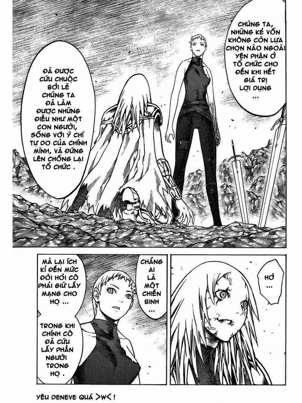 Truyện Tranh Claymore Mắt Bạc trang 4