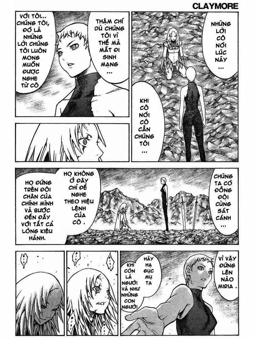 Truyện Tranh Claymore Mắt Bạc trang 4