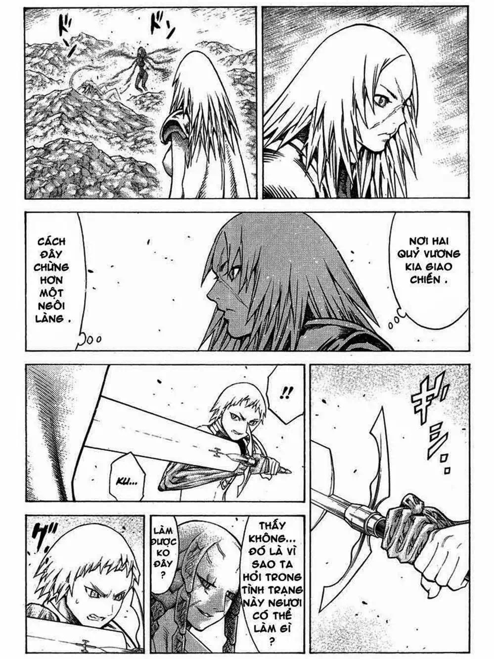 Truyện Tranh Claymore Mắt Bạc trang 4
