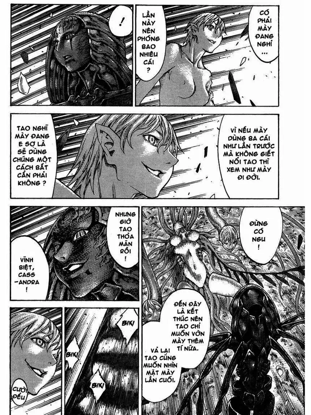Truyện Tranh Claymore Mắt Bạc trang 4