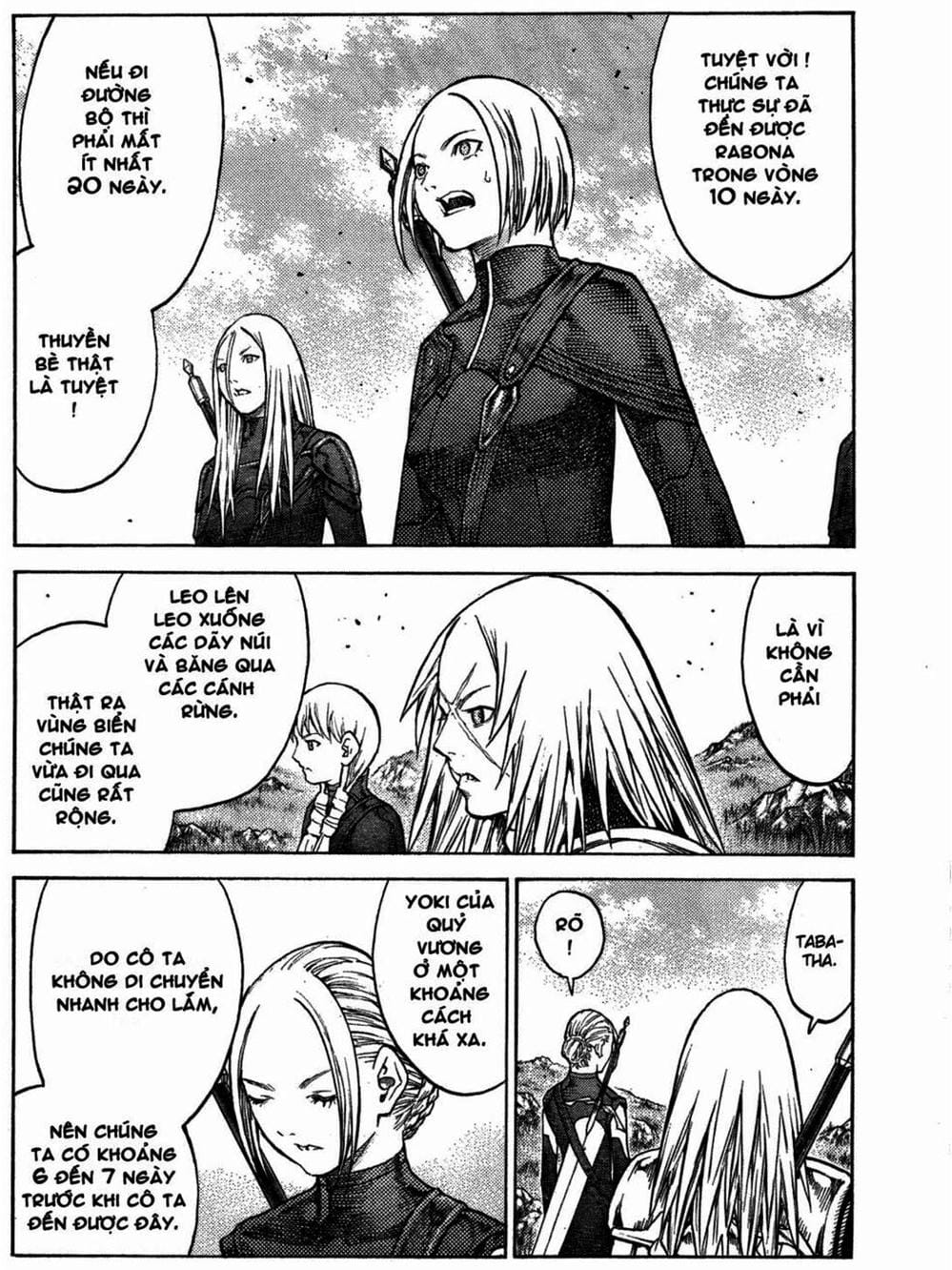 Truyện Tranh Claymore Mắt Bạc trang 4