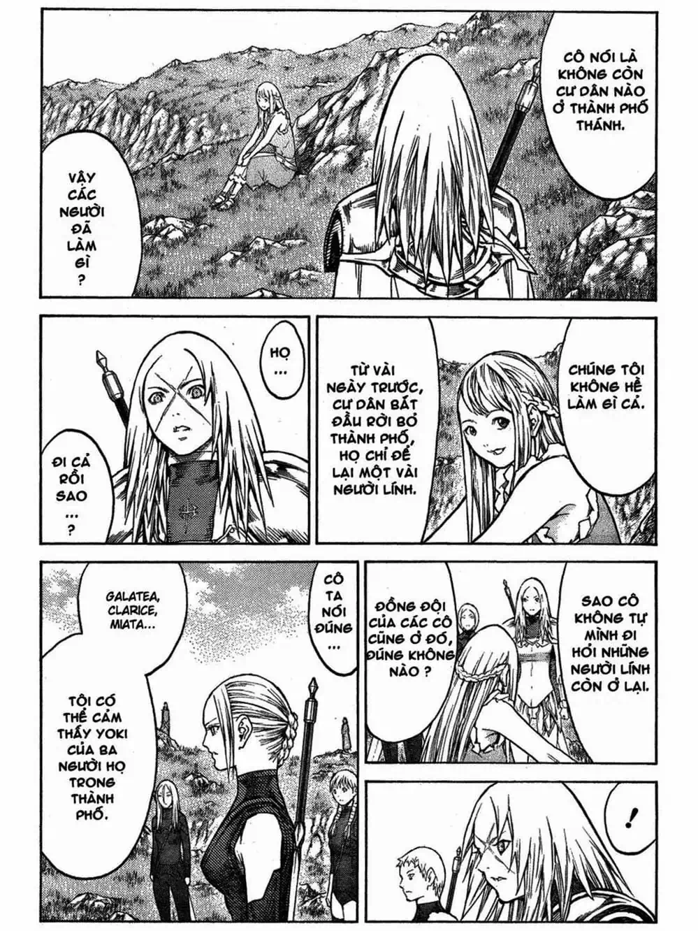 Truyện Tranh Claymore Mắt Bạc trang 4