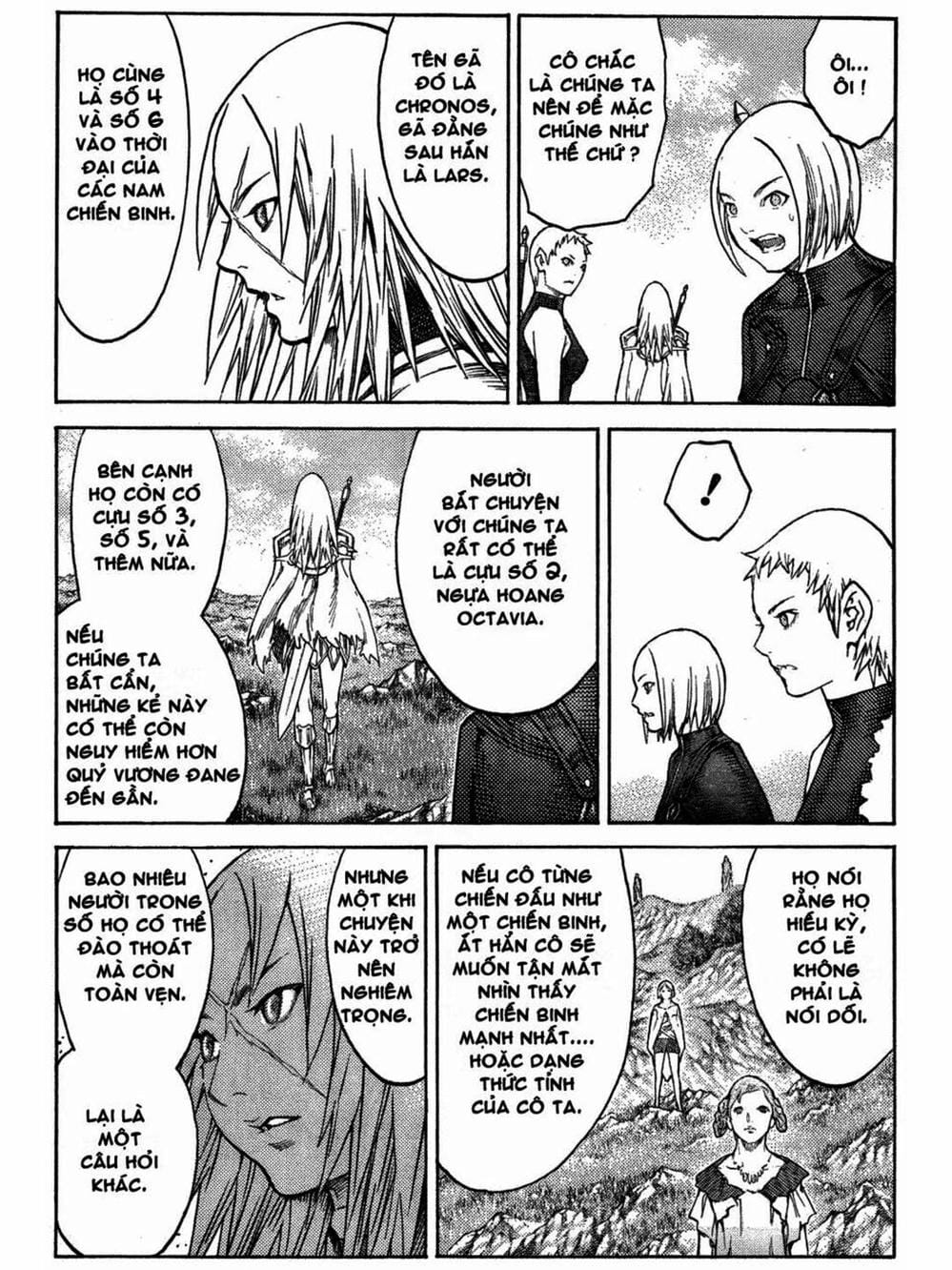 Truyện Tranh Claymore Mắt Bạc trang 4