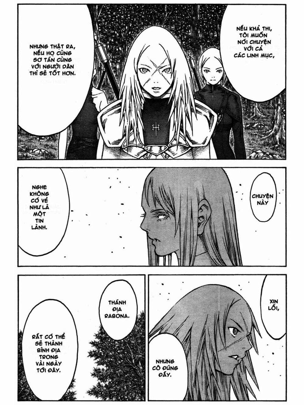 Truyện Tranh Claymore Mắt Bạc trang 4
