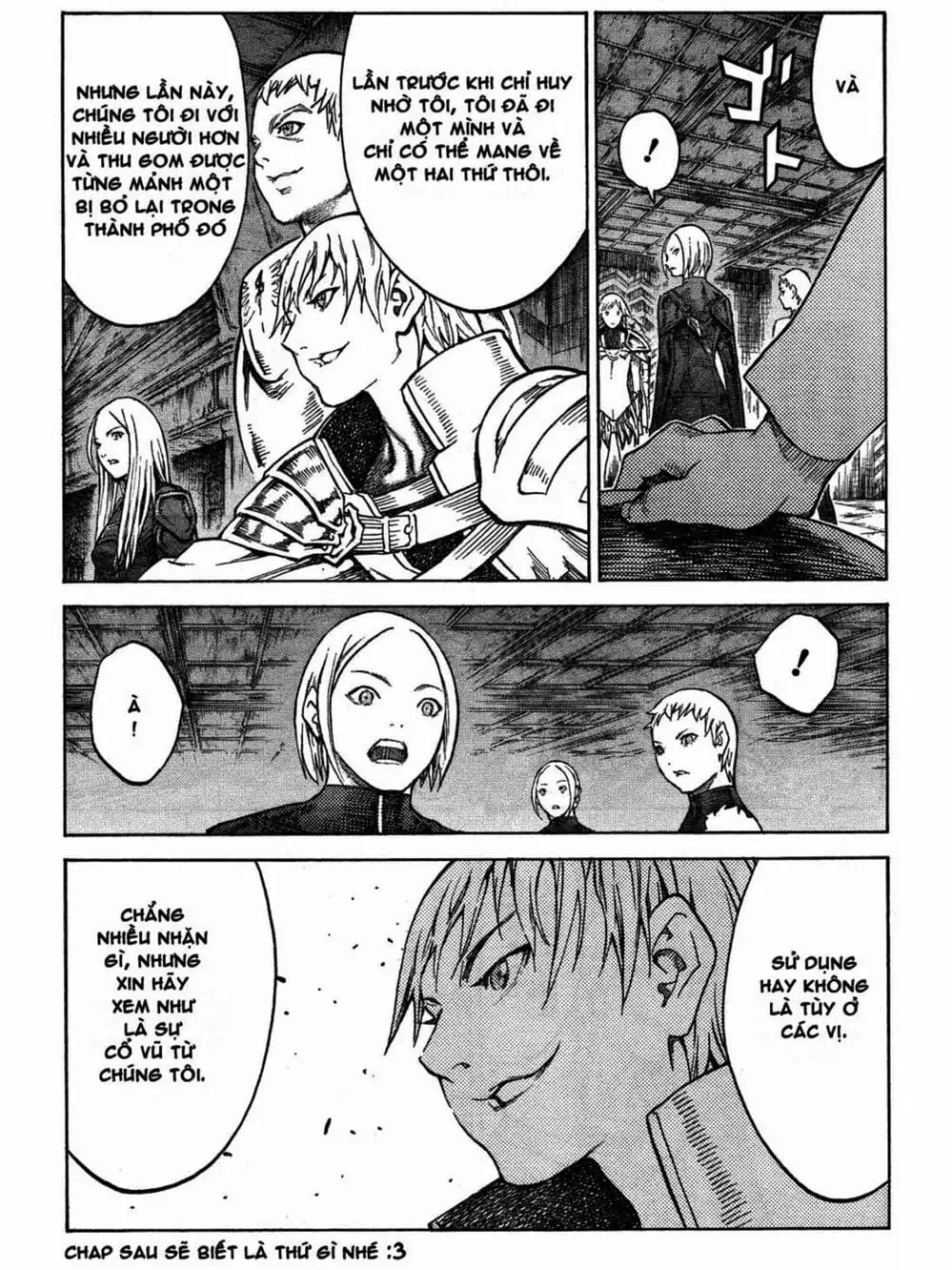 Truyện Tranh Claymore Mắt Bạc trang 4