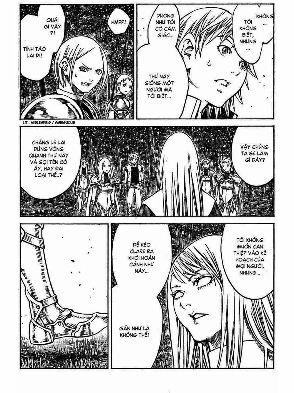 Truyện Tranh Claymore Mắt Bạc trang 4