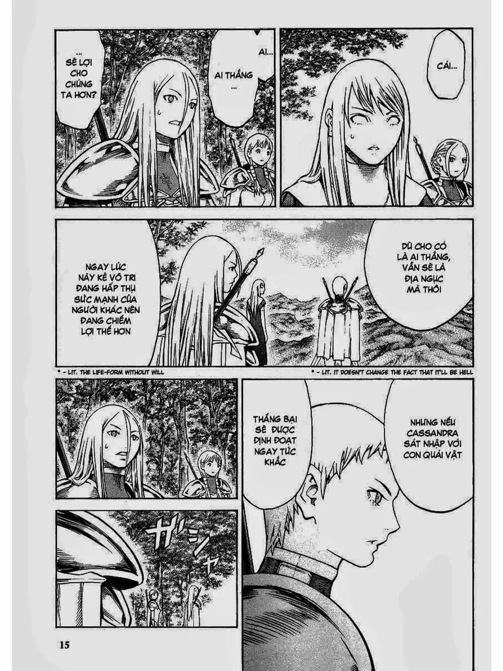 Truyện Tranh Claymore Mắt Bạc trang 4