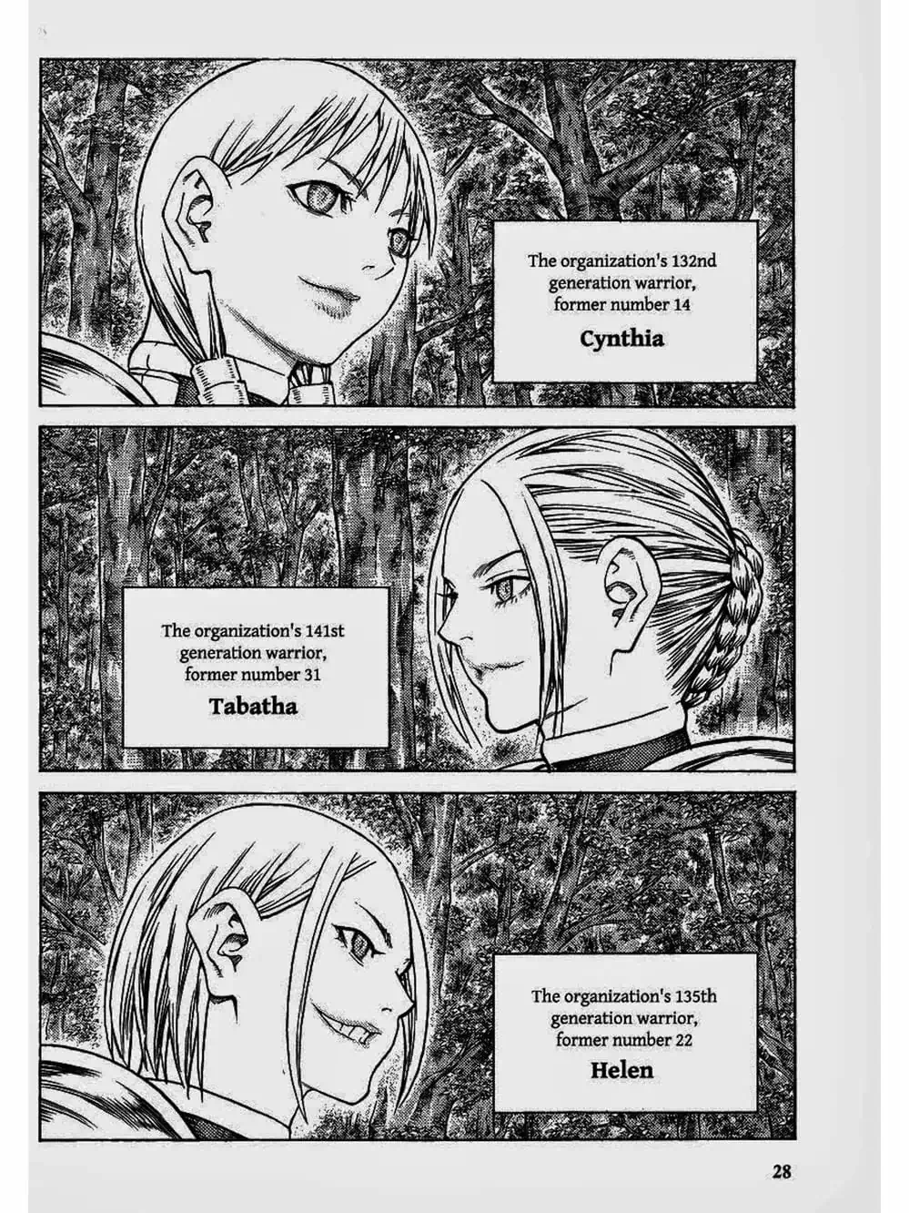 Truyện Tranh Claymore Mắt Bạc trang 4