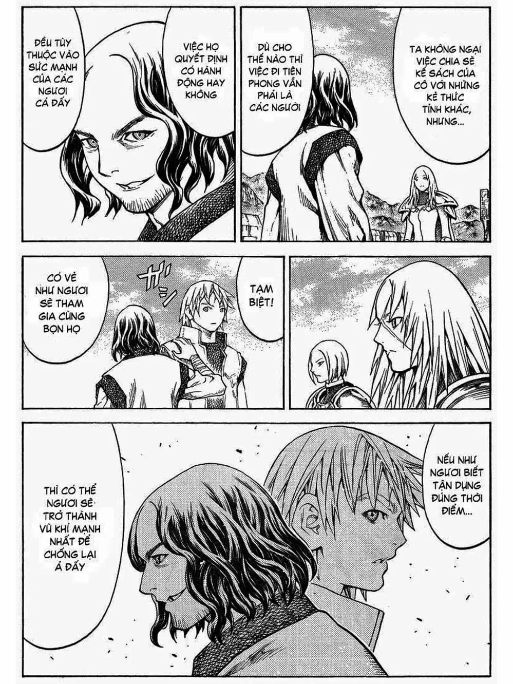Truyện Tranh Claymore Mắt Bạc trang 4