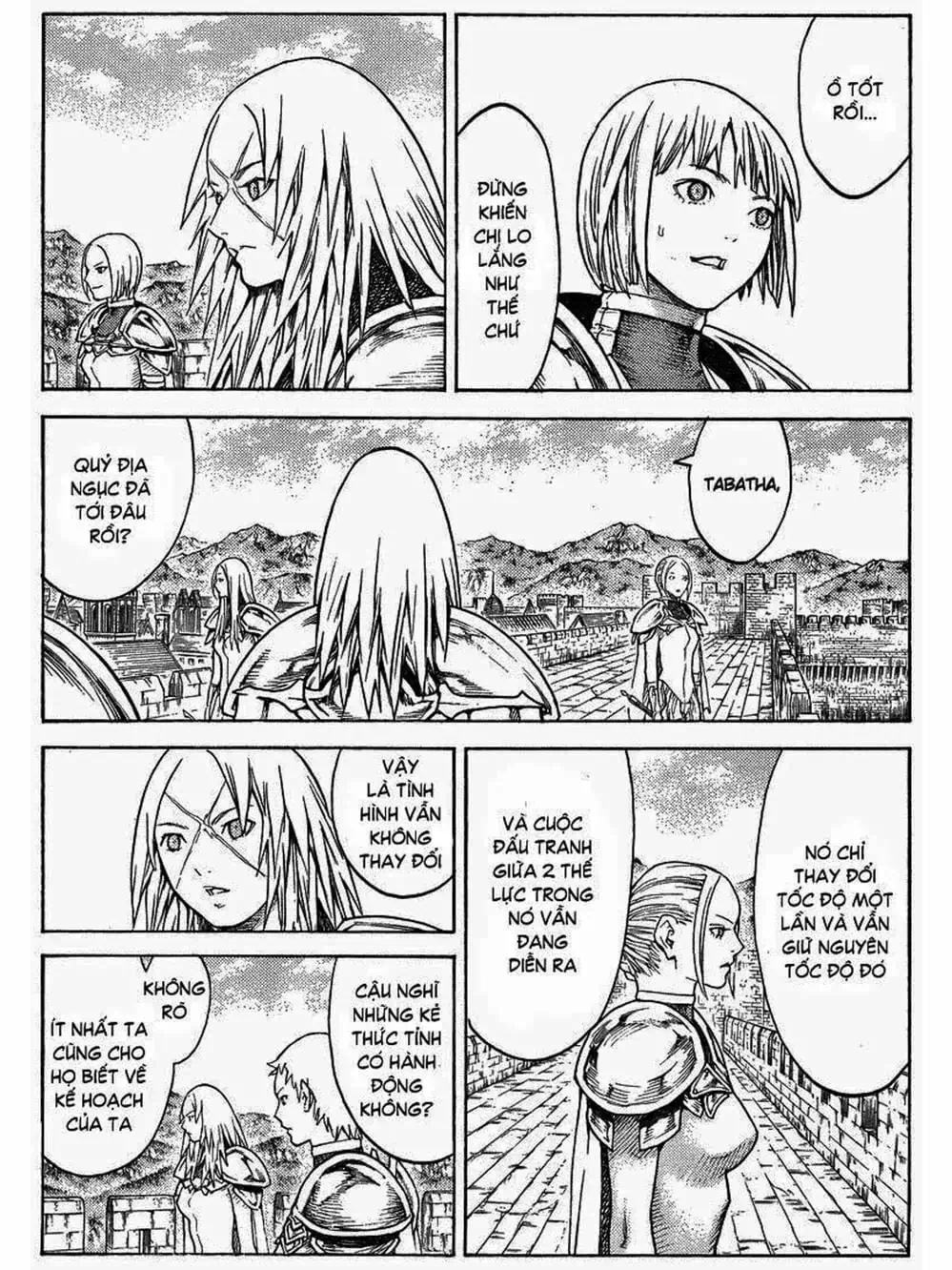 Truyện Tranh Claymore Mắt Bạc trang 4