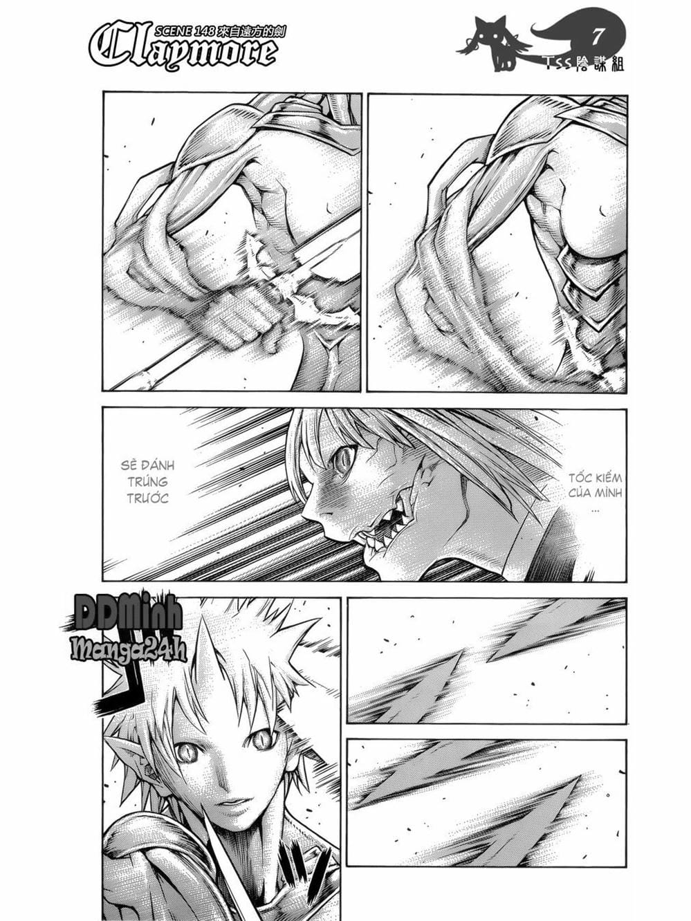 Truyện Tranh Claymore Mắt Bạc trang 4