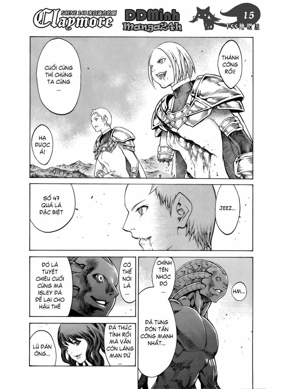 Truyện Tranh Claymore Mắt Bạc trang 4