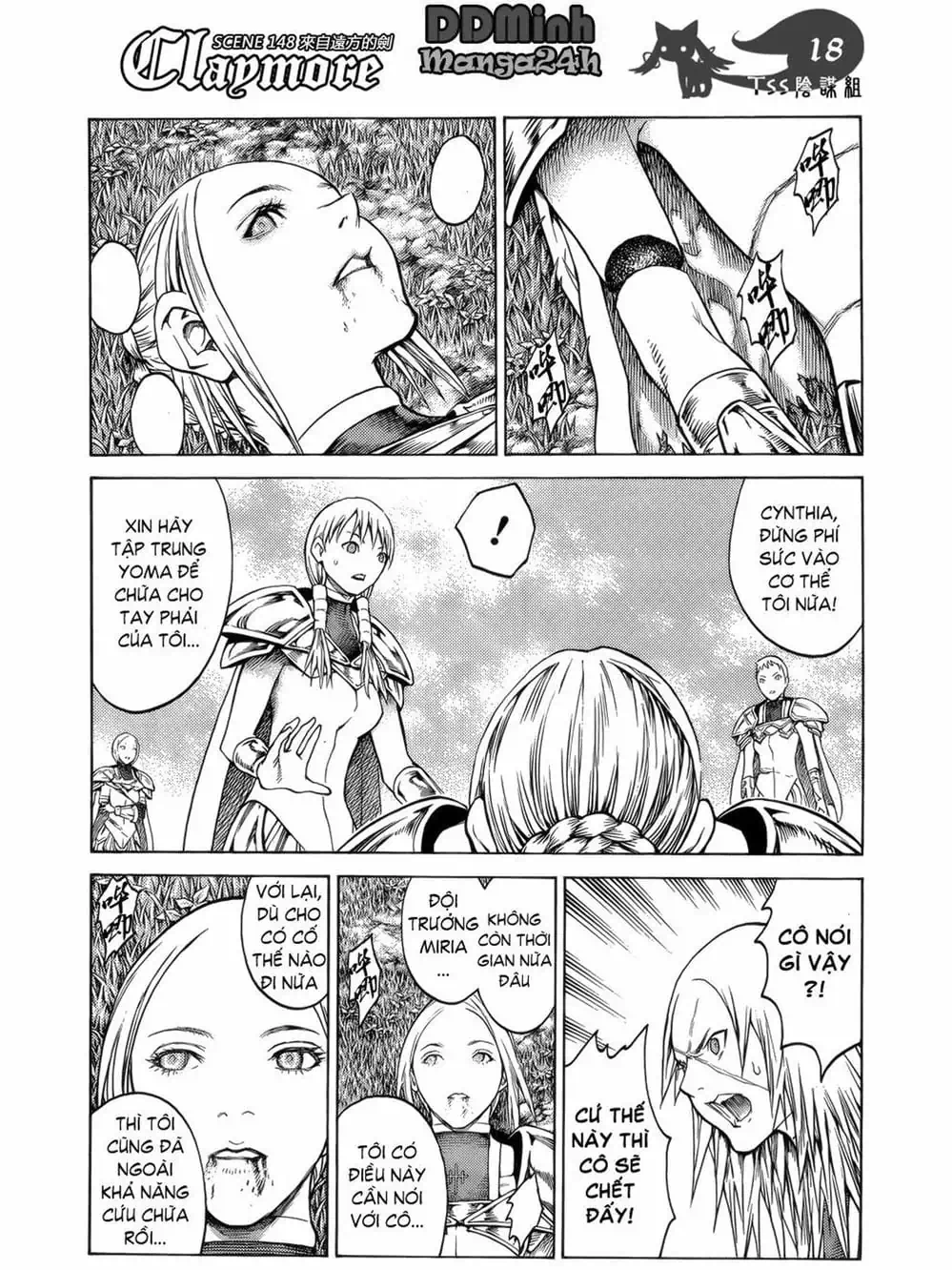 Truyện Tranh Claymore Mắt Bạc trang 4