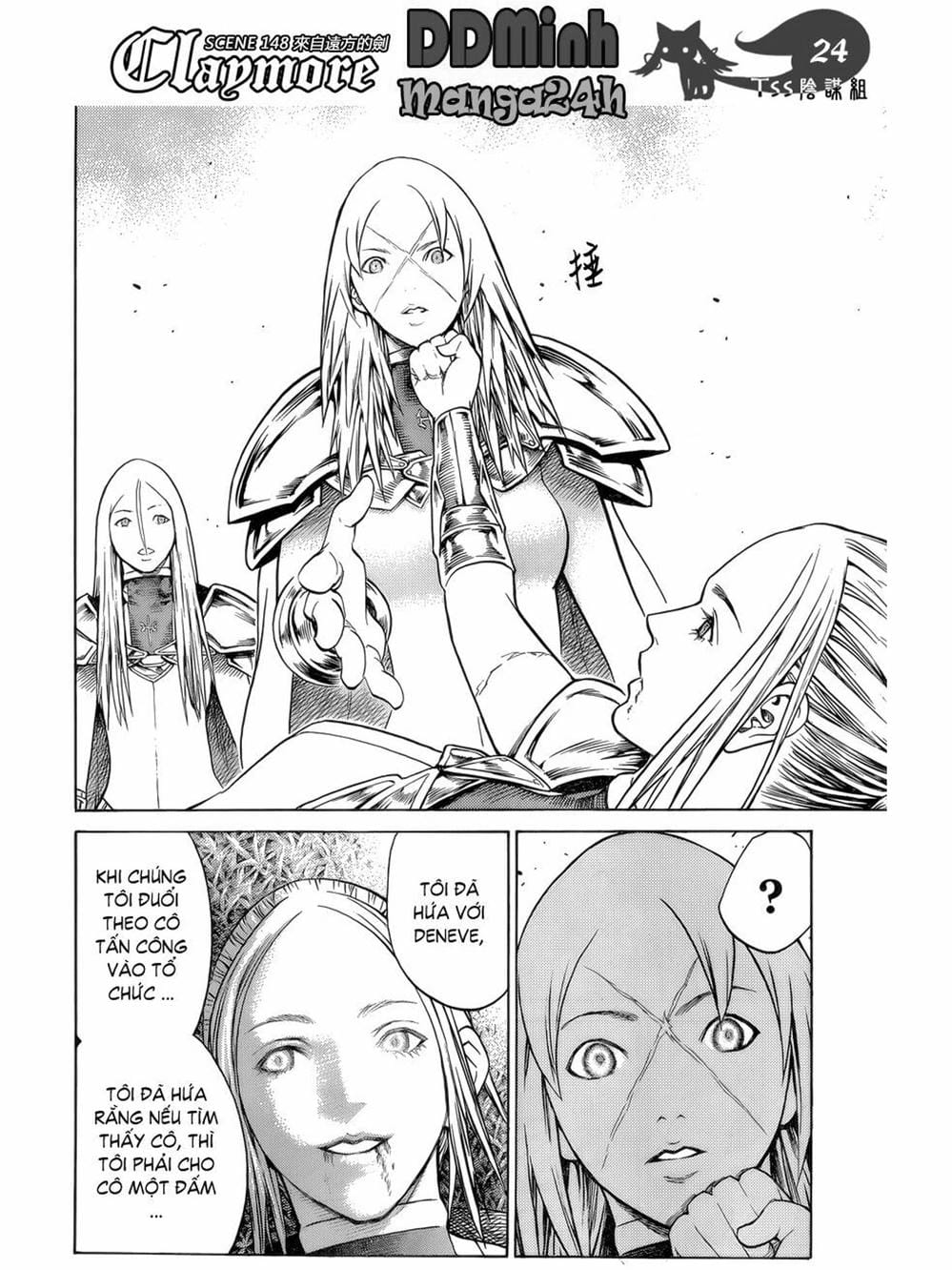 Truyện Tranh Claymore Mắt Bạc trang 4
