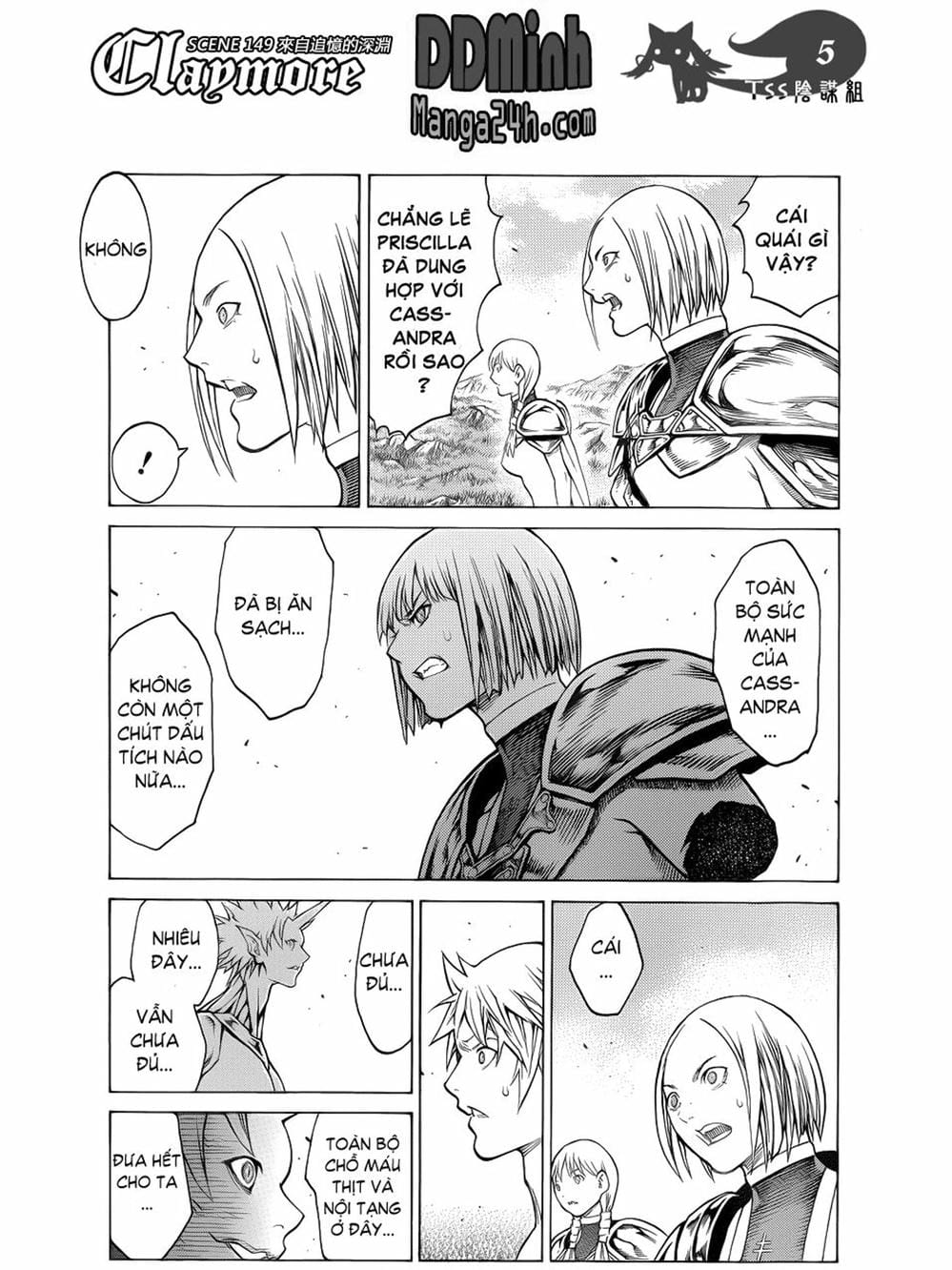 Truyện Tranh Claymore Mắt Bạc trang 4