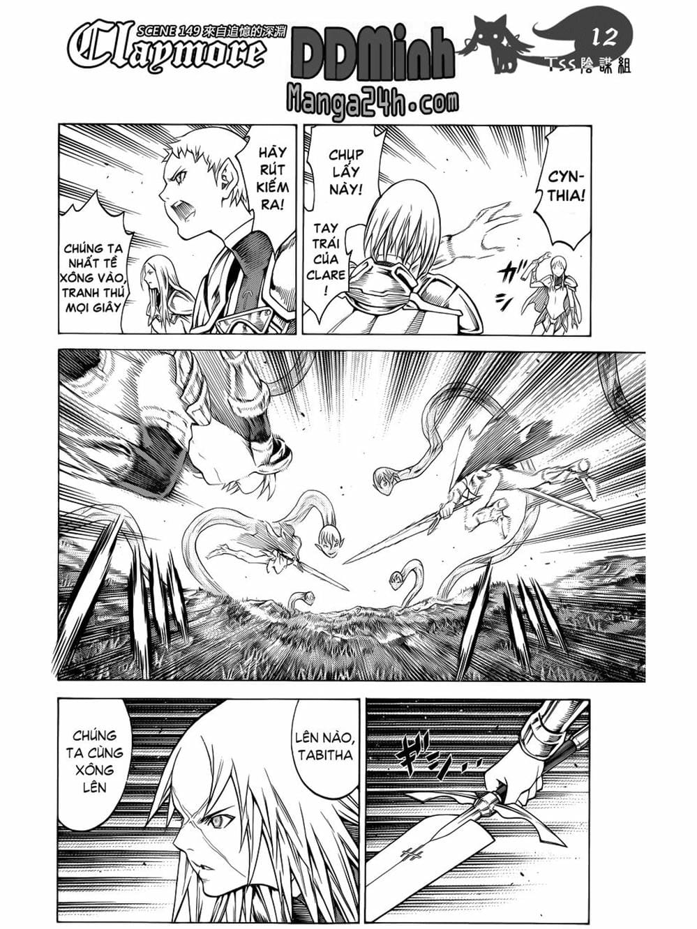 Truyện Tranh Claymore Mắt Bạc trang 4