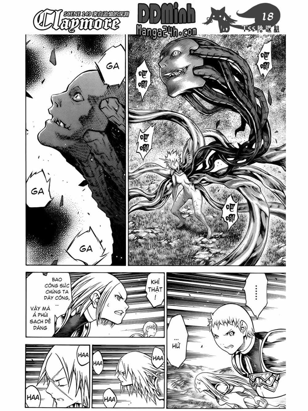 Truyện Tranh Claymore Mắt Bạc trang 4