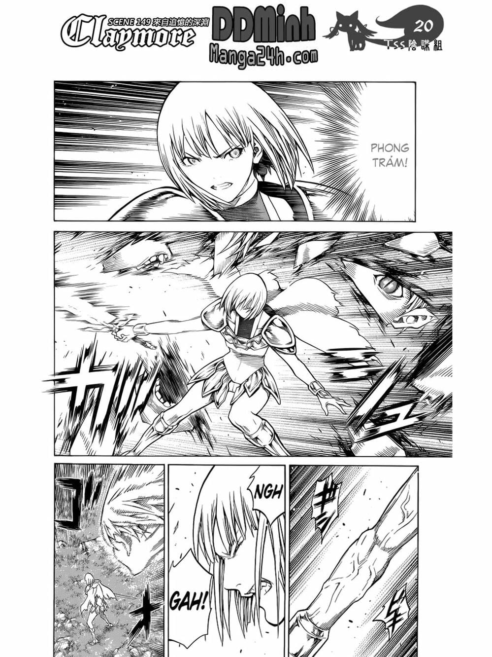 Truyện Tranh Claymore Mắt Bạc trang 4