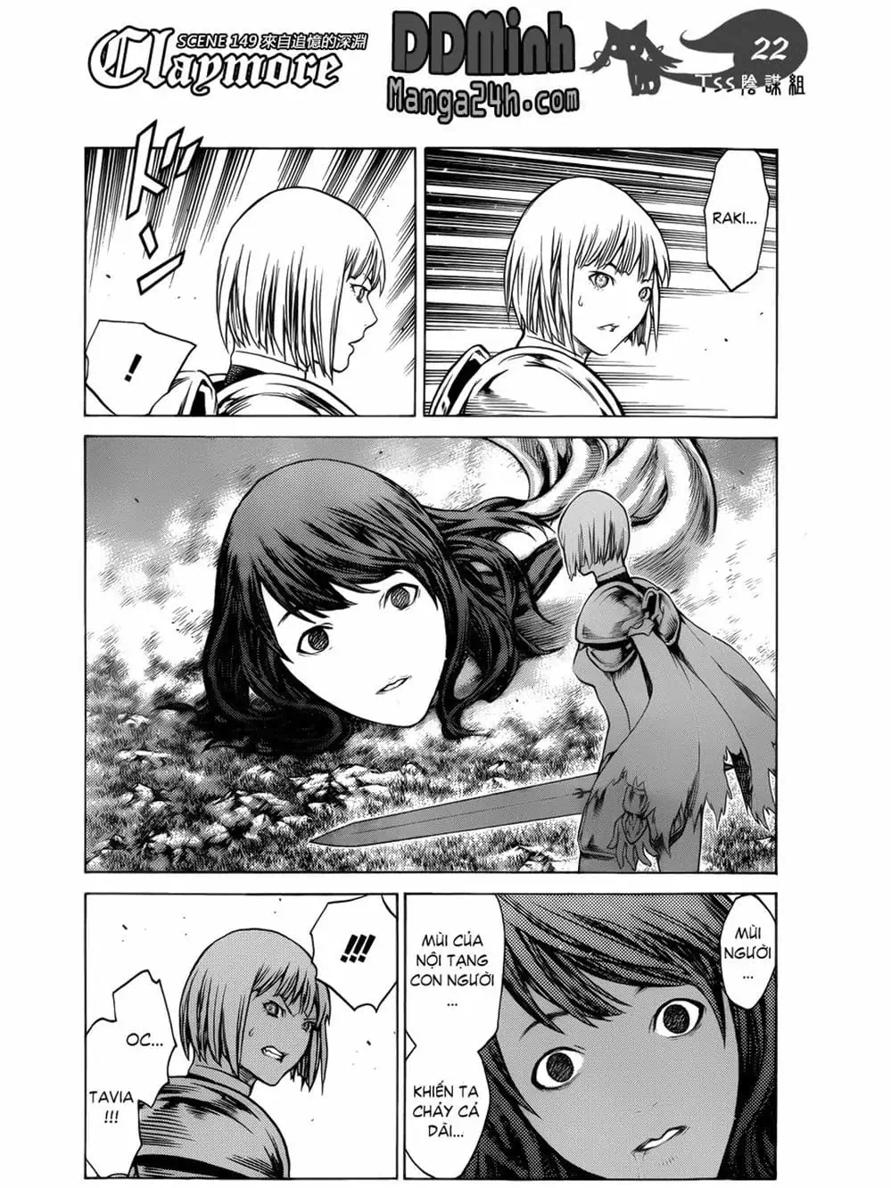 Truyện Tranh Claymore Mắt Bạc trang 4