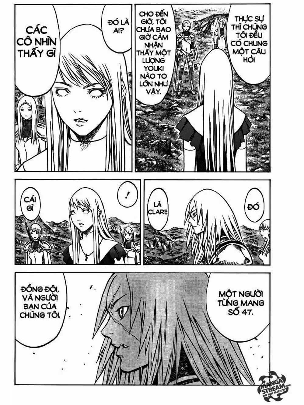 Truyện Tranh Claymore Mắt Bạc trang 4