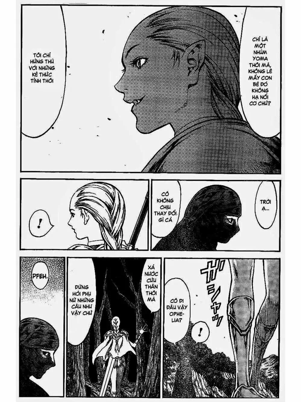 Truyện Tranh Claymore Mắt Bạc trang 4