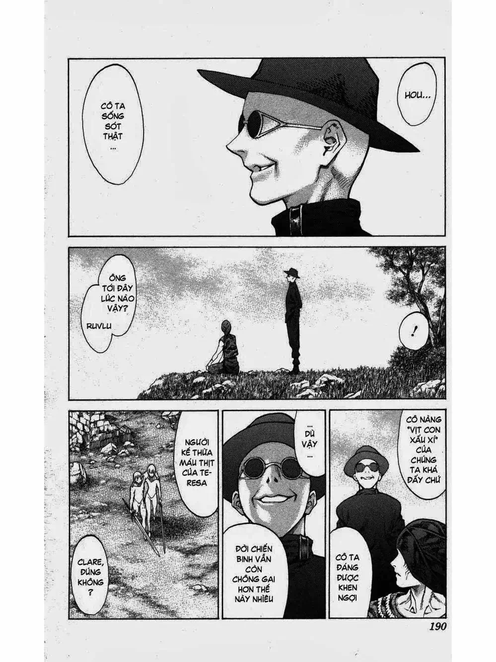 Truyện Tranh Claymore Mắt Bạc trang 4