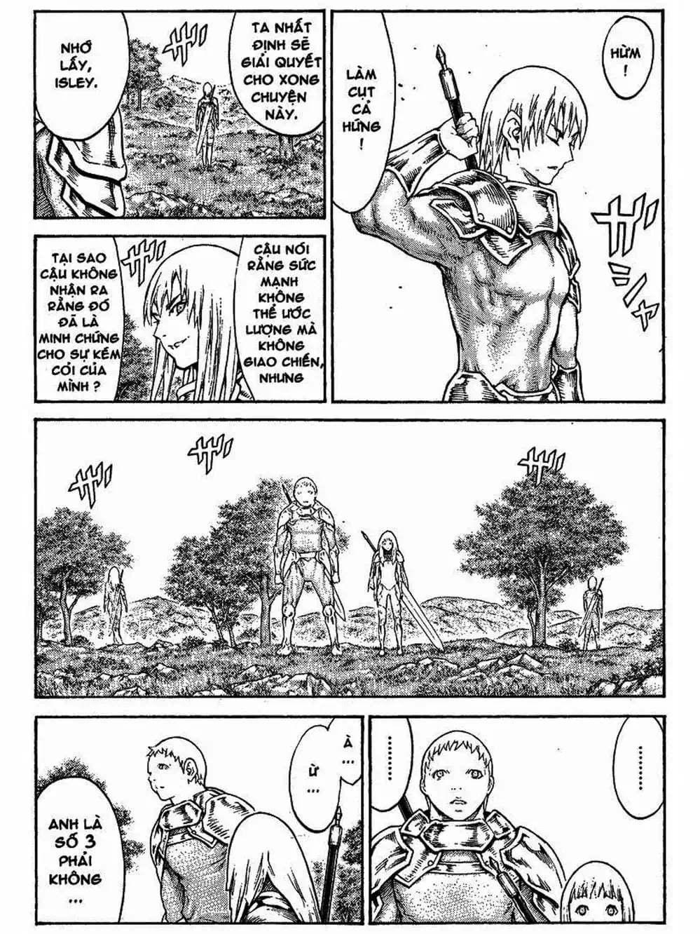 Truyện Tranh Claymore Mắt Bạc trang 4
