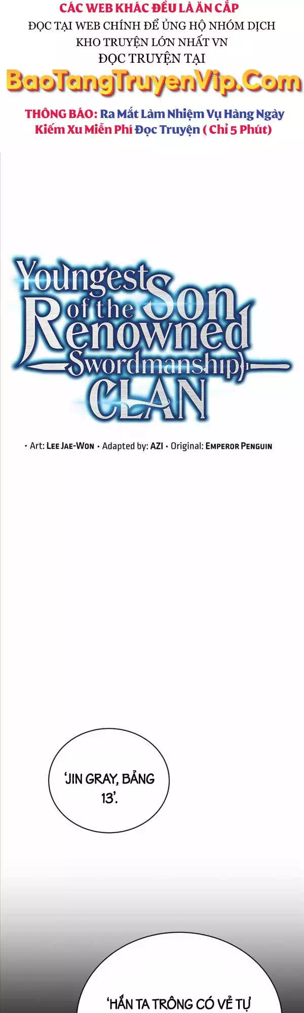 Truyện Tranh Con Trai Út Của Gia Đình Kiếm Thuật Danh Tiếng trang 6