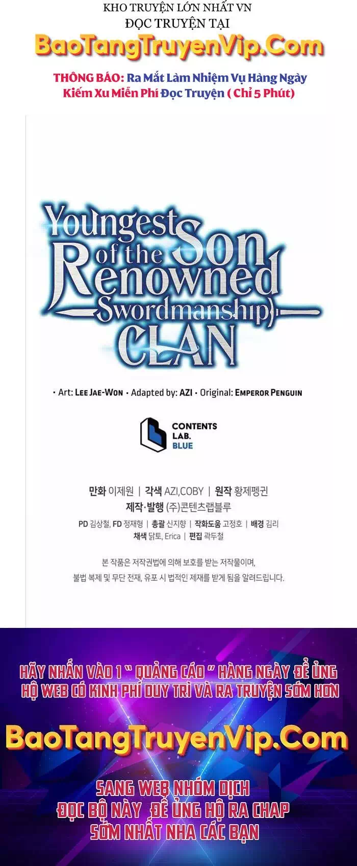 Truyện Tranh Con Trai Út Của Gia Đình Kiếm Thuật Danh Tiếng trang 6