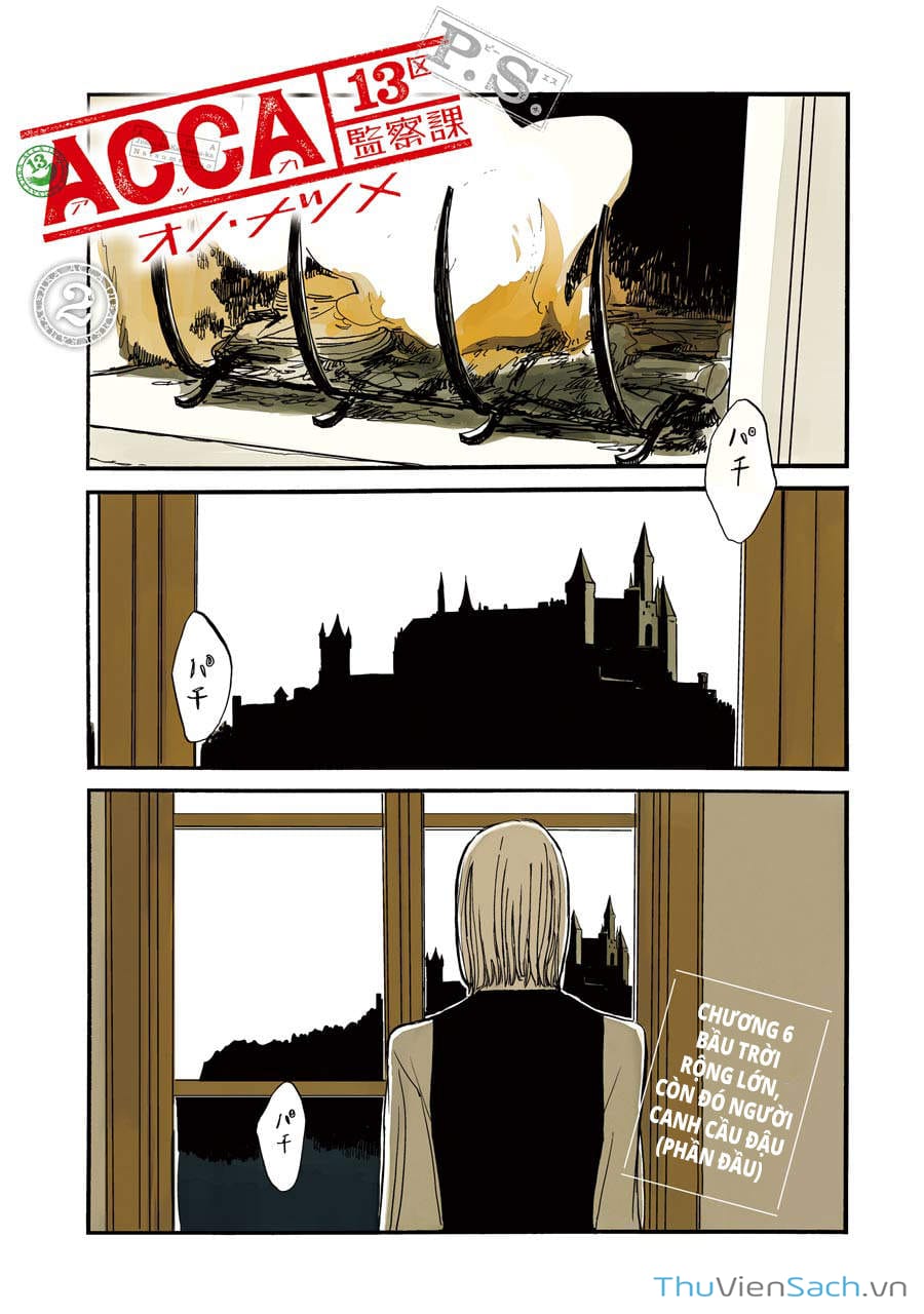 Truyện Tranh Tiền Truyện Acca - Cục Thanh Tra 13 Bang: P.s trang 2