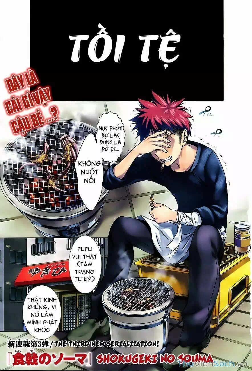 Truyện Tranh Vua Bếp Soma - Cuộc Chiến Ẩm Thực trang 7