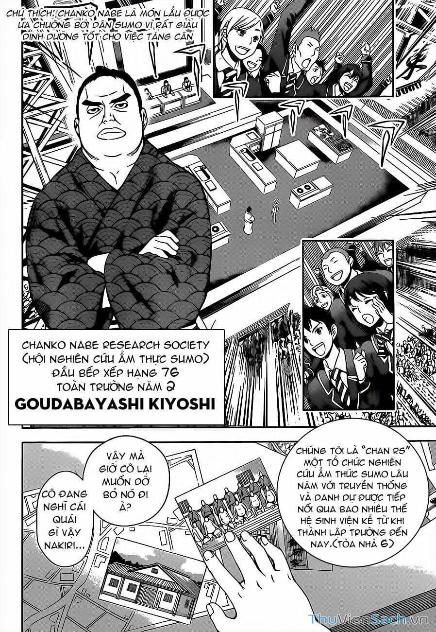 Truyện Tranh Vua Bếp Soma - Cuộc Chiến Ẩm Thực trang 7