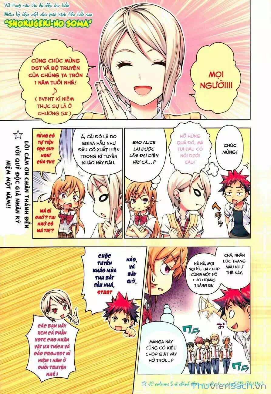 Truyện Tranh Vua Bếp Soma - Cuộc Chiến Ẩm Thực trang 7