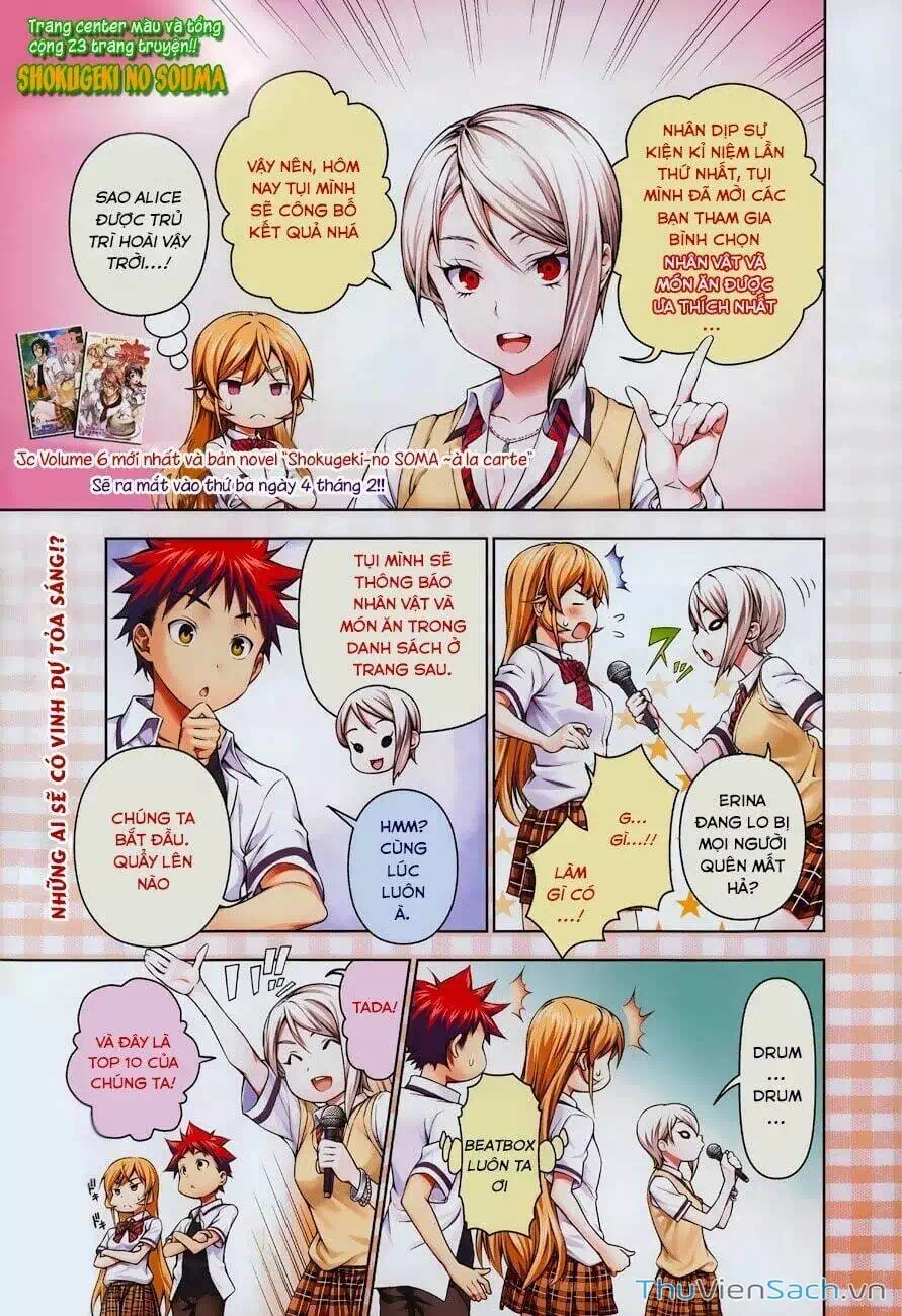 Truyện Tranh Vua Bếp Soma - Cuộc Chiến Ẩm Thực trang 7