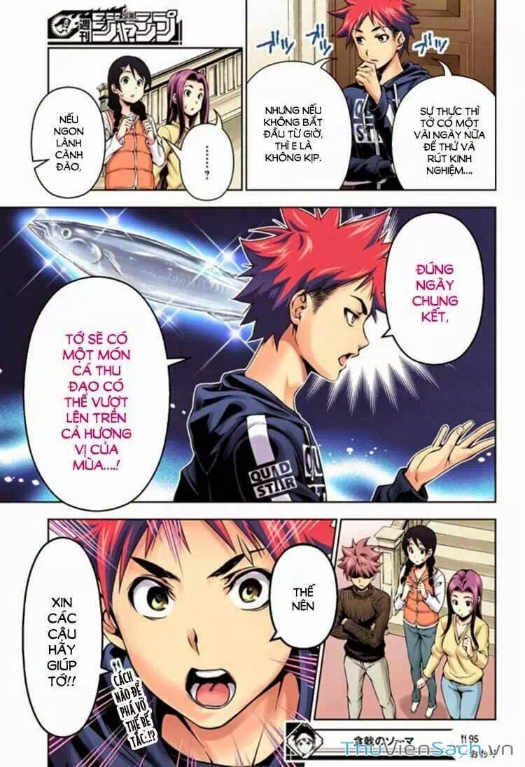 Truyện Tranh Vua Bếp Soma - Cuộc Chiến Ẩm Thực trang 7