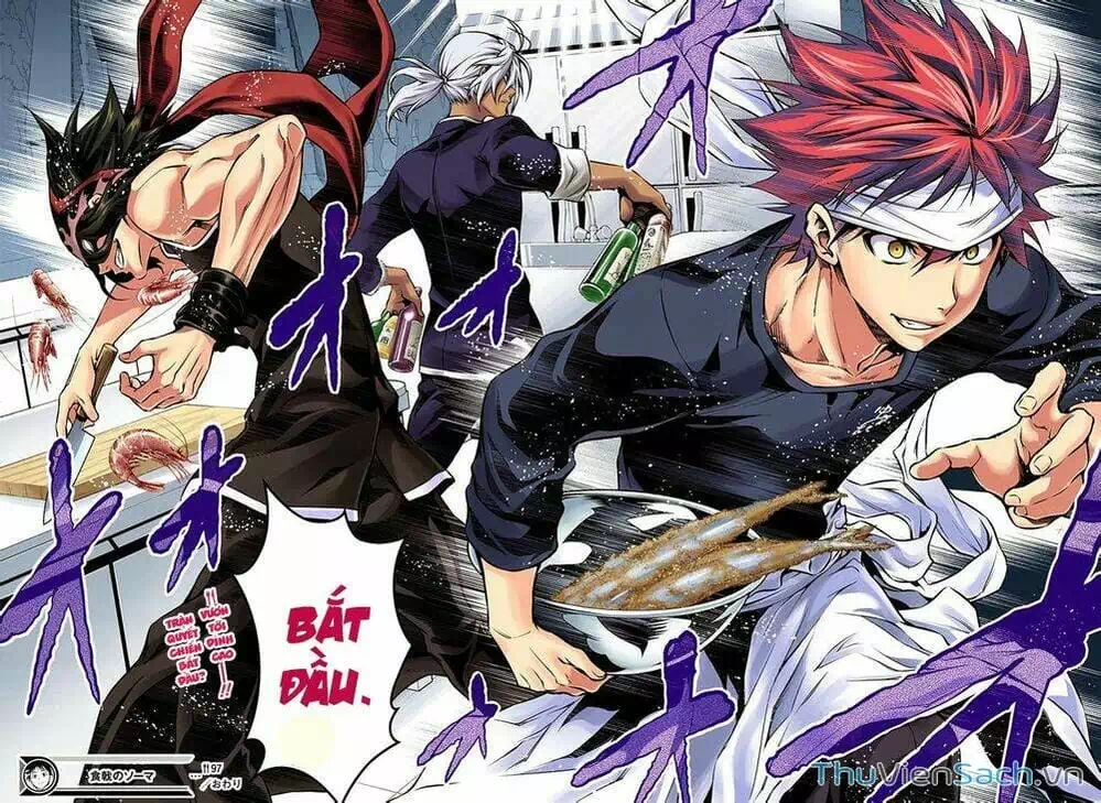 Truyện Tranh Vua Bếp Soma - Cuộc Chiến Ẩm Thực trang 7