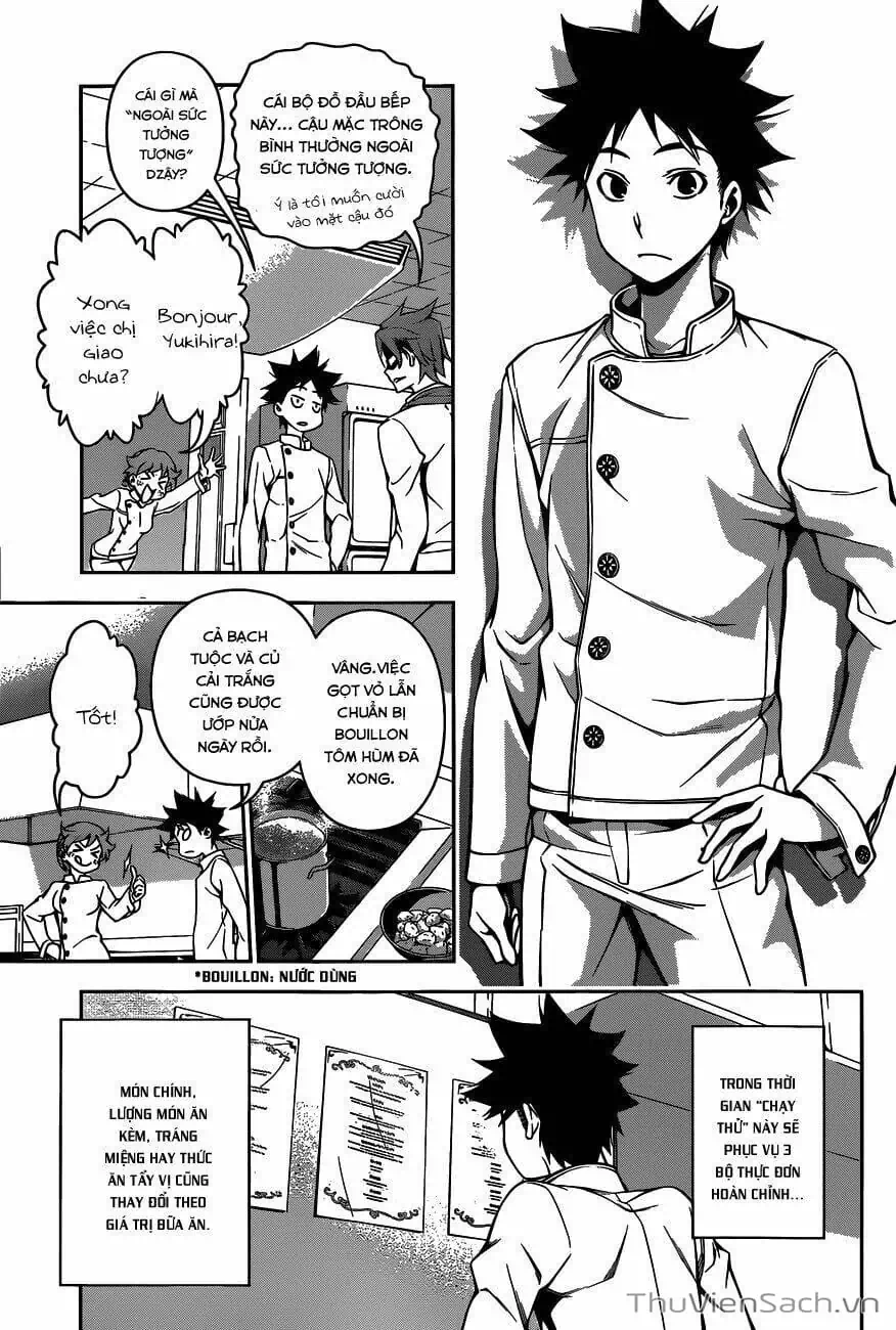 Truyện Tranh Vua Bếp Soma - Cuộc Chiến Ẩm Thực trang 7