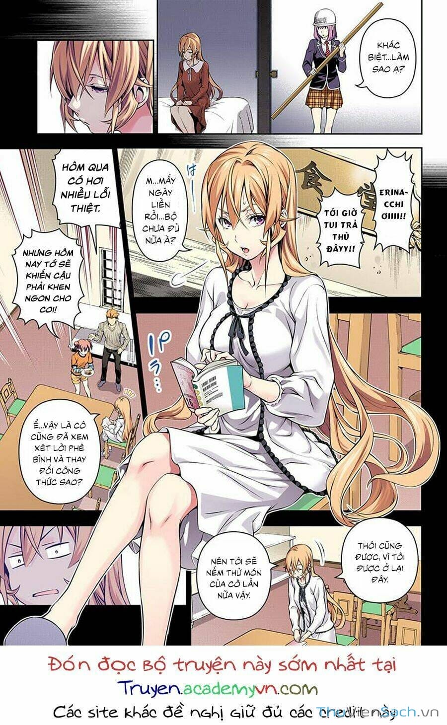 Truyện Tranh Vua Bếp Soma - Cuộc Chiến Ẩm Thực trang 7