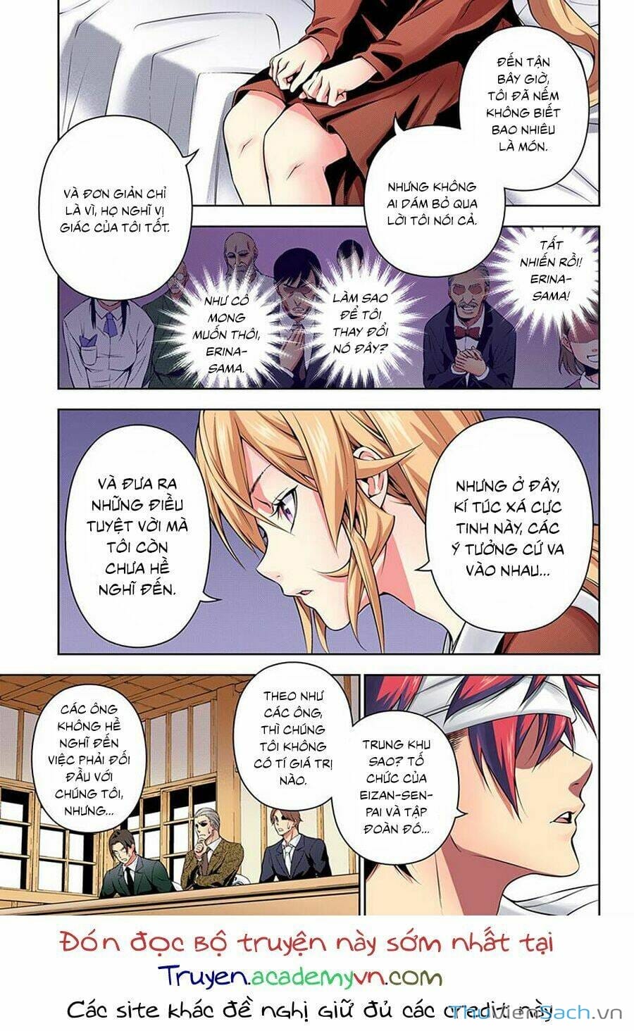 Truyện Tranh Vua Bếp Soma - Cuộc Chiến Ẩm Thực trang 7