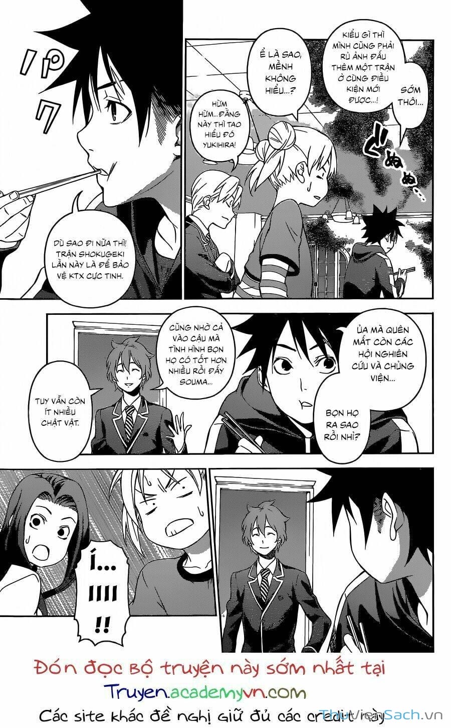 Truyện Tranh Vua Bếp Soma - Cuộc Chiến Ẩm Thực trang 7