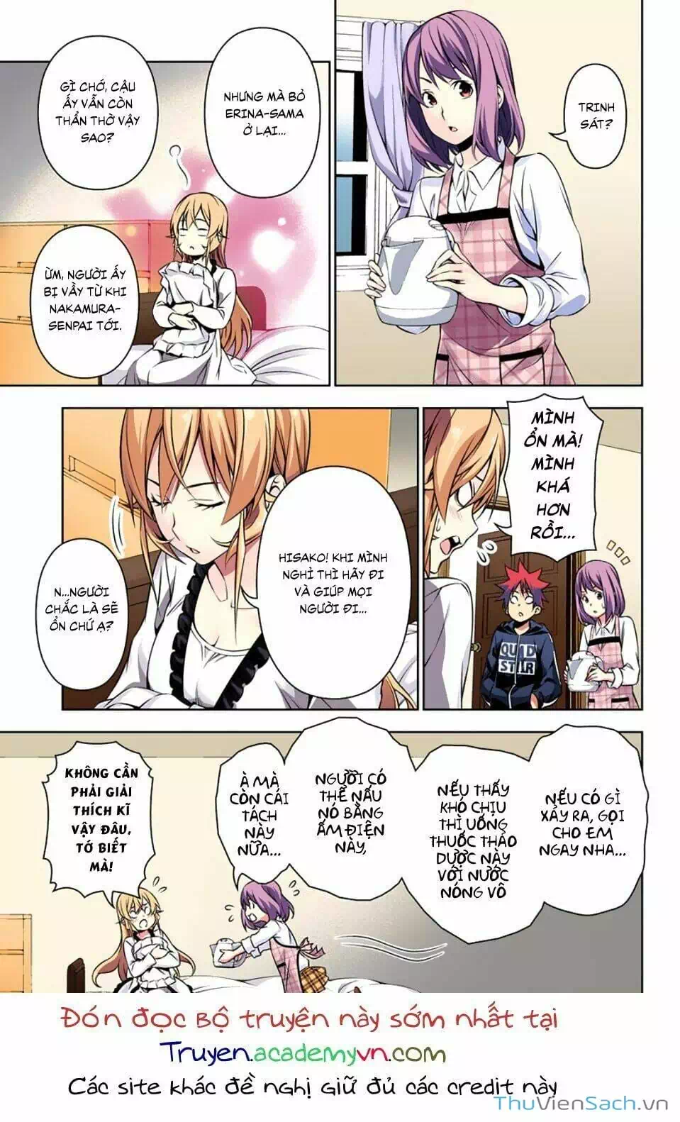 Truyện Tranh Vua Bếp Soma - Cuộc Chiến Ẩm Thực trang 7