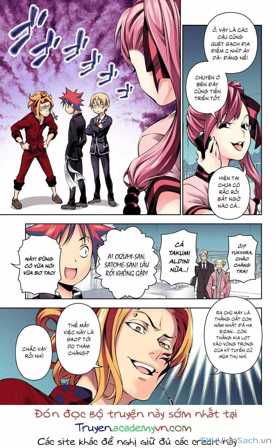 Truyện Tranh Vua Bếp Soma - Cuộc Chiến Ẩm Thực trang 7